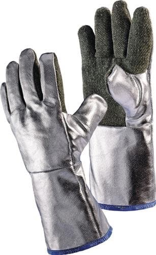 JUTEC Hitzeschutzhandschuhe Gr.10 grün/silber EN 388,EN 407 PSA III JUTEC