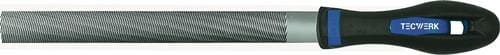 Werkstattfeile DIN 7261 L.250mm Q.25x7mm Hieb 2 Halbrund 2K-Ergo TECWERK