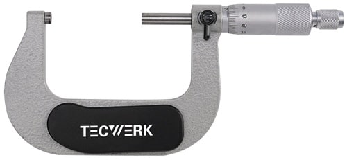 TECWERK Bügelmessschraube DIN 863/1 50-75mm Spindel-D.6,5mm TECWERK