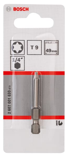 BOSCH Schrauberbit Extra-Hart T9, 49 mm, 1er-Pack