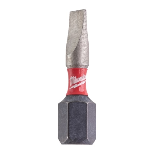 MILWAUKEE SL 0,6 x 4,5 / 25 mm Schrauberbit SHOCKWAVE