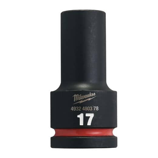 MILWAUKEE 17 x 90 mm SHOCKWAVE Schlagnuss 3/4" lang