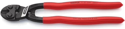 KNIPEX Kompaktbolzenschneider CoBolt® L.250mm Ku.-Überzug ger.3,8mm o.Aussparung