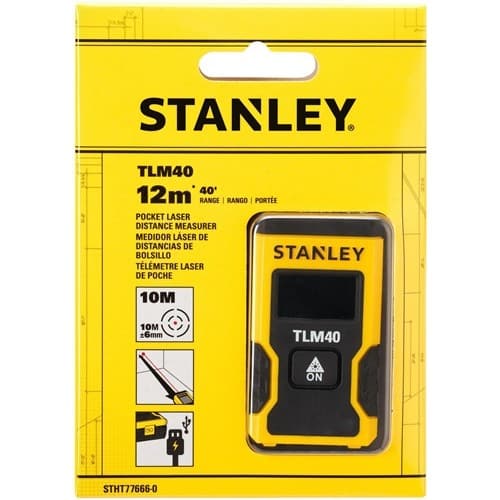 STANLEY Laserentfernungsmesser 12m ± 6mm IP 54 STANLEY