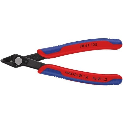 KNIPEX Elektronik-Seitenschneider Super-Knips® L.125mm Spezialwerkzeugstahl brün.KNIPEX