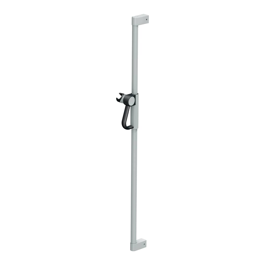KWS Brausestange mit Brausekopfhalter A100 Austerngrau Länge 900 mm