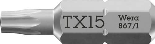 WERA Bit 867/1 1/4 Zoll T 15 L.25mm WERA