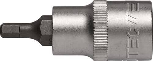 TECWERK Steckschlüsseleinsatz 1/2 Zoll Innen-6-kant SW 5mm L.55mm TECWERK