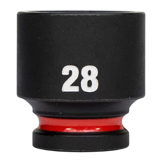 MILWAUKEE 28 x 42 mm SHOCKWAVE Schlagnuss 1/2" kurz