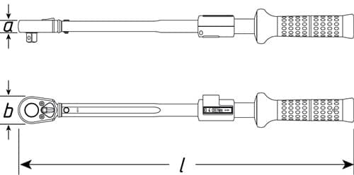 HAZET Drehmomentschlüssel 5121-2CLT 1/2 Zoll 20-120 Nm HAZET