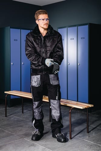 TECWERK Schutzbrille Daylight Flex EN 166,EN 170 Bügel grau/blau,Scheibe klar PC TECWERK