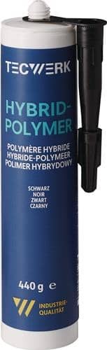 TECWERK 1K-Hybrid-Polymer schwarz 440g Kartusche TECWERK
