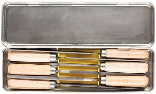 PFERD TOOLS Schlüsselfeilensatz L.100mm Hieb 2 Metallbox PFERD