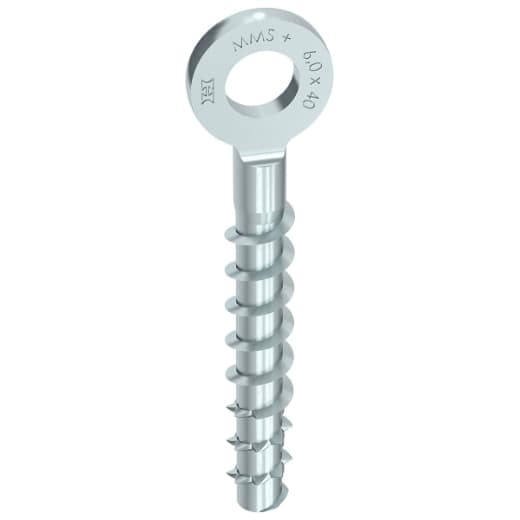 HECO MULTI-MONTI-plus R 6,0 x 40, Ringanker, Setzwerkzeug, verzinkt blau, A2K