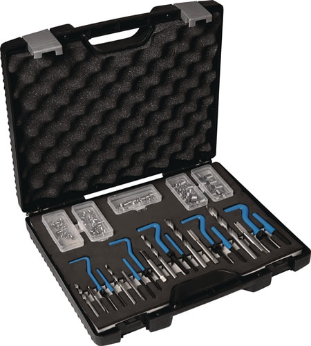 TECWERK Gewindereparatursortiment DIN 8140 Typ Stand.M5-M12 rostfr.STA 1,5xD TECWERK