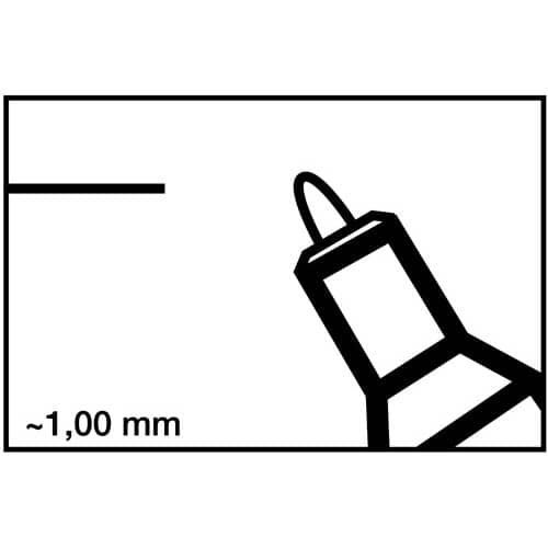 EDDING Permanentmarker 400 grün Strich-B.1mm Rundspitze EDDING