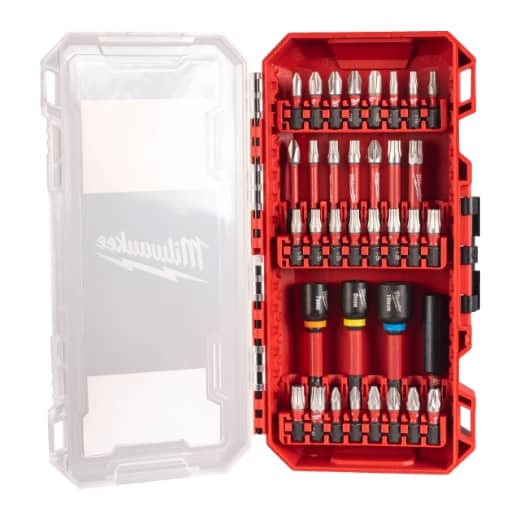 MILWAUKEE 35-tlg. Set in PACKOUT kompatibler Kassette SHOCKWAVE Set Schrauben