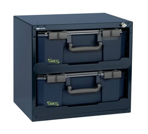 RAACO Tresor B.451xT.330xH.403mm m.Schloss u.Teleskopschienen SafeBox 150x2 (bestückt)