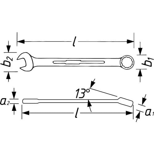 HAZET Maulringratschenschlüssel 606 SW 9mm L.143mm umschaltbar,Rings.15Grad HAZET