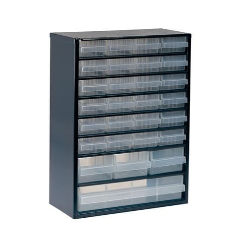 RAACO Kleinteilemagazin Stahlmagazin 928-123 B.306xT.150xH.417mm 28 Schubl. RAACO
