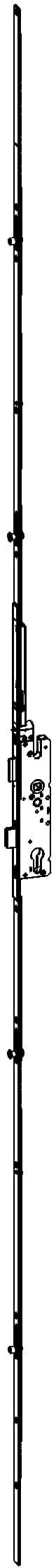 WINKHAUS Automatik Mehrfachverriegelung T-AVP FG16107 K1.5 L01/27 92/8 AC4 MC,
