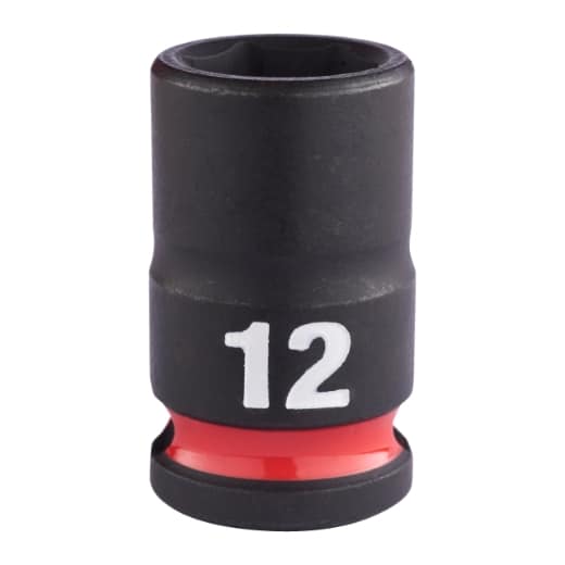 MILWAUKEE 12 x 32 mm SHOCKWAVE Schlagnuss 3/8" kurz