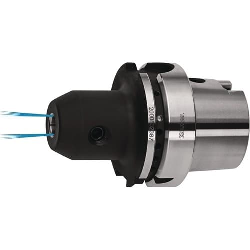 TECWERK Flächenspannfutter DIN 69893A Weldon Spann-D.10mm HSK-A63 A.-L.65mm m.IK TECWERK