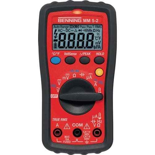 BENNING Multimeter MM 5-2 0,1 mV-600 V AC/DC TRUE RMS BENNING