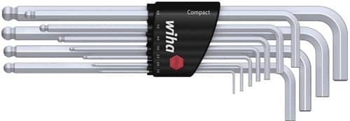 WIHA Winkelschraubendrehersatz 369 H11 11-tlg.Compact-Halter SW 1,5-10mm