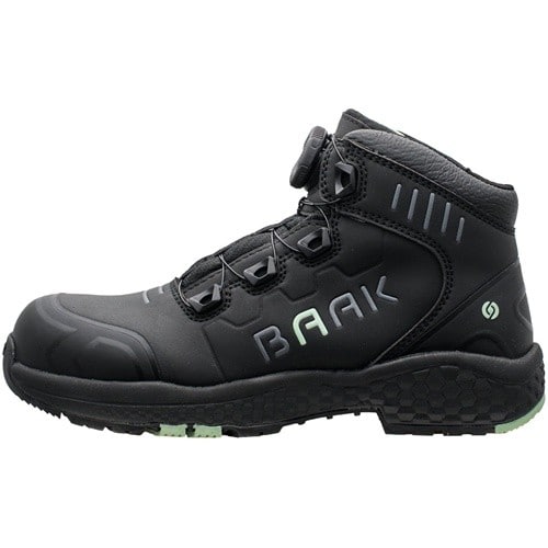 BAAK Damensicherheitsstiefel Alessia Gr.39 W.10 schwarz/grün Mikrofaser/TPU