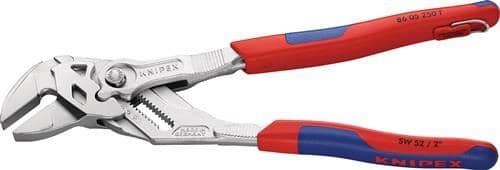 KNIPEX Zangenschlüssel L.250mm Spann-W.52mm verchr.Mehrkomp.-Hülle m.Öse KNIPEX