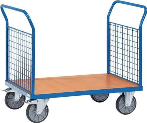 FETRA Doppelstirnwandwagen Ladefl.-L1000xB700mm 2 Stirnwände Drahtgitter