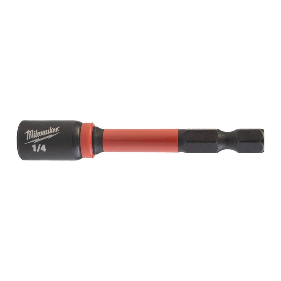 MILWAUKEE 1/4˝ x 65 mm, magnetisch SHOCKWAVE Steckschlüssel 1/4"