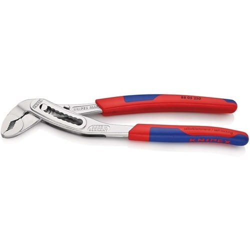 KNIPEX Wasserpumpenzange Alligator® L.250mm Spann-W.46mm verchr.2K-Hülle KNIPEX