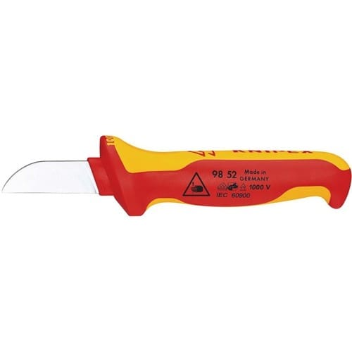 KNIPEX Kabelmesser L.190mm Klingen-L.50mm VDE67g Mehrkomponentengriff KNIPEX