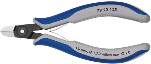 KNIPEX Präzisions-Elektronik-Seitenschneider L.125mm Form 2 Facette nein pol.KNIPEX