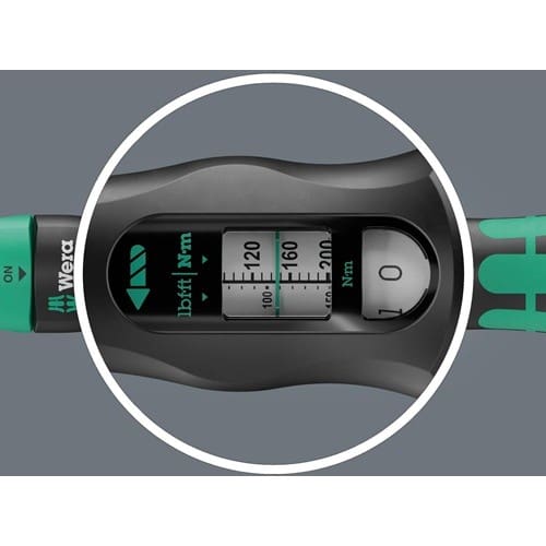 WERA Drehmomentschlüssel Click-Torque Lock C 3 1/2 Zoll 40-200 Nm WERA