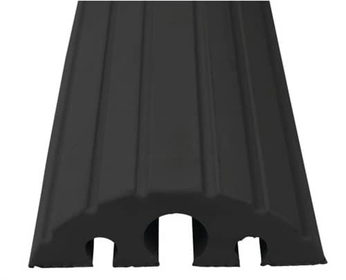 Schlauch- u.Kabelbrücke L1200xB210xH65mm Vollgummi schwarz