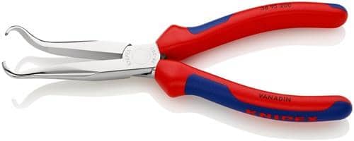 KNIPEX Mechanikerzange L.200mm Form 9 45Grad gew.Mehrkomp.-Hülle verchr.KNIPEX