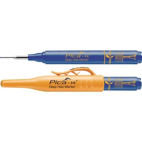 PICA Tieflochmarker Pica-Ink blau m.Teleskopspitze PICA