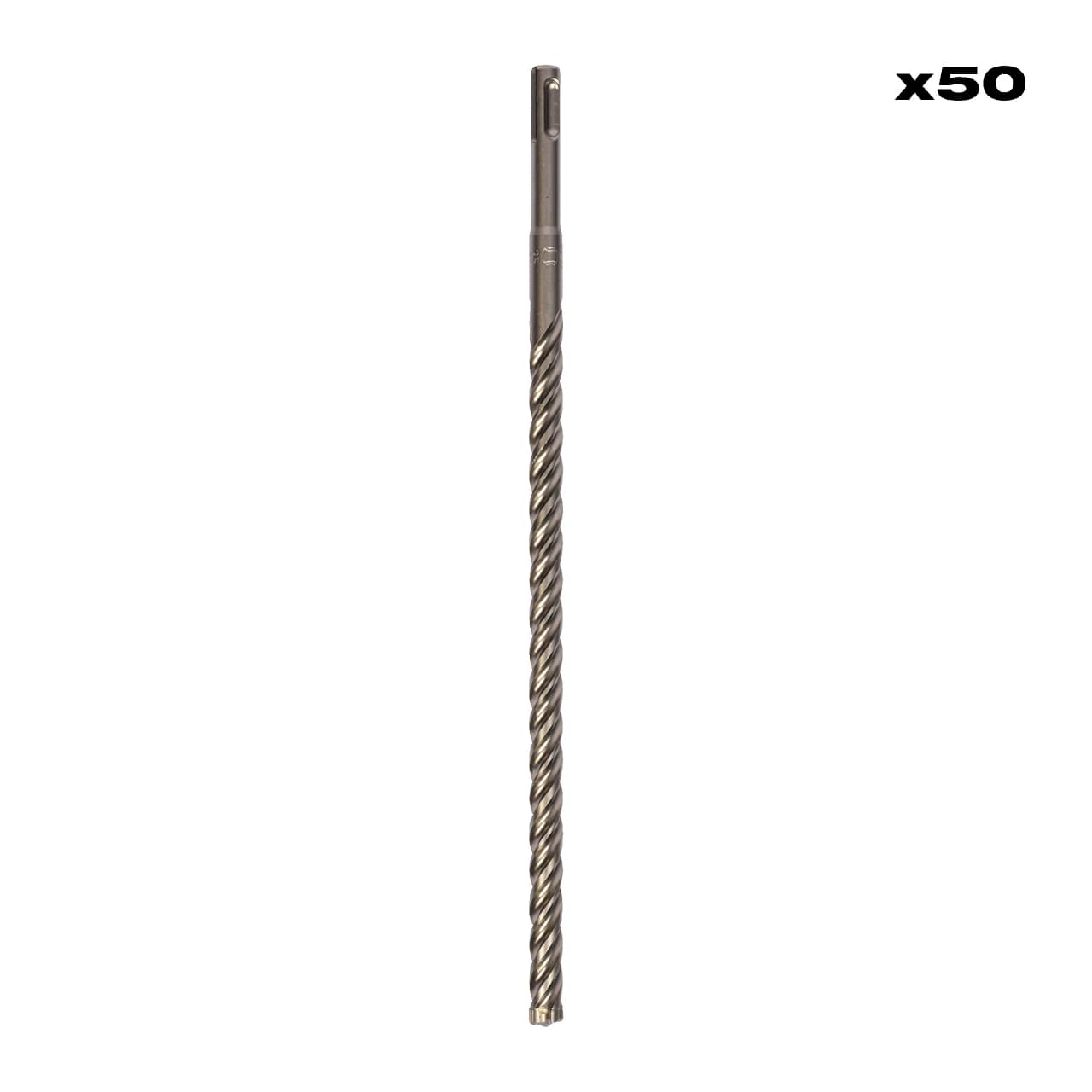 MILWAUKEE 12 x 310 mm, SDS-Plus 4-Schneiden Hammerbohrer MX4 SDS-Plus 50er Pack