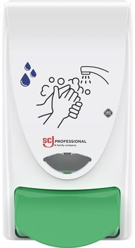 SC JOHNSON PROFESSIONAL Spender Hautreinigung Leicht DE H235xB132xT117ca.mm 1l weiß St.SC JOHNSON PROF
