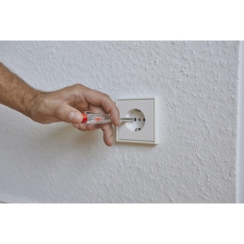 WIHA Spannungsprüfer 255-3L 220-250V AC einpolig Schneiden-B.3mm WIHA