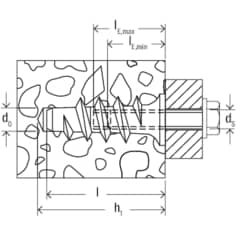 FISCHER Turbo Porenbetonanker FTP K