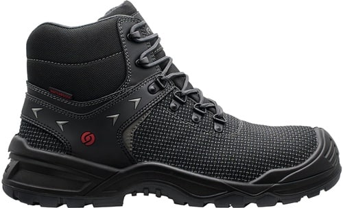 BAAK Sicherheitsstiefel Brandon Gr.42 W.12 schwarz S7S FO LG SR ESD EN20345