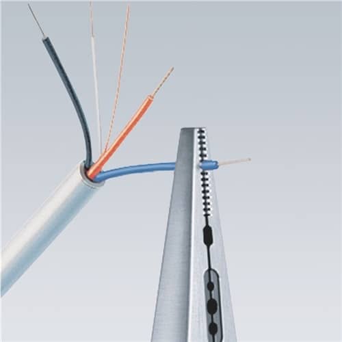 Verdrahtungszange Länge 160 mm 0,5-0,75 / 1,5 / 2,5 mm² KNIPEX