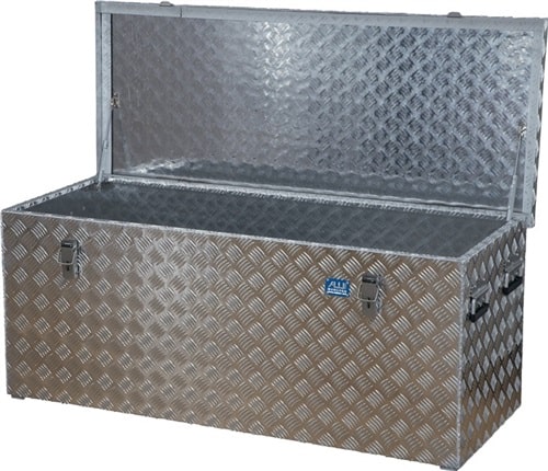 ALUTEC Transportbox Außen-L1272xB525xH520mm 312l Alu.Riffelblech
