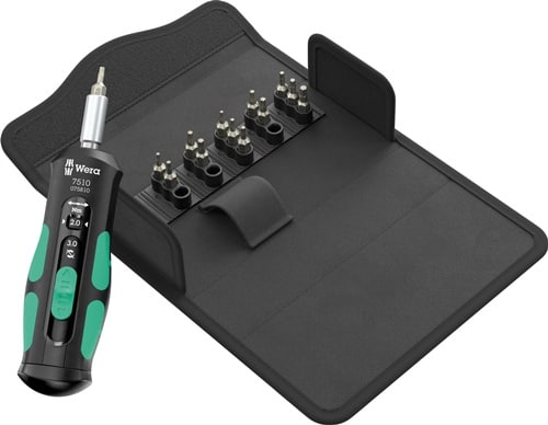 WERA Drehmomentschraubendreher 7510/14 14teilig f.HM-Wendeschneidplatten WERA