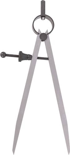 TECWERK Federzirkel L.125mm m.Schnellspannmutter TECWERK