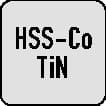 TECWERK Gewindeformer DIN 2174 (DIN 371) M5 Form C HSS-Co TiN 6HX o.SN TECWERK